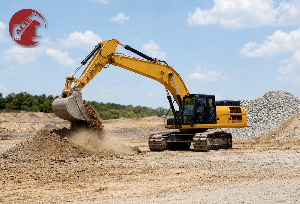 ALIE earthmoving equipment on site